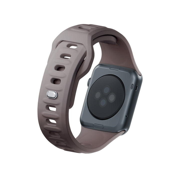 3mk Silicone Watch Strap for Apple Watch 38/40/41 mm - Dark Gray