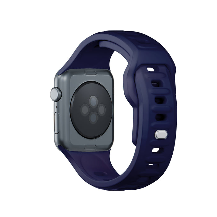 3mk Silicone Watch Strap for Apple Watch 42 / 44 / 45 / 49 mm - blue
