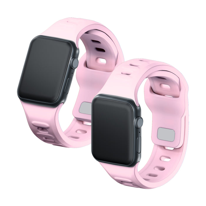 3mk Silicone Watch Strap for Apple Watch 42 / 44 / 45 / 49 mm - pink