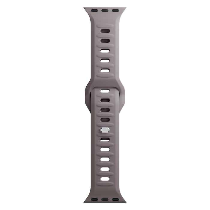 3mk Silicone Watch Strap for Apple Watch 42 / 44 / 45 / 49 mm - brown