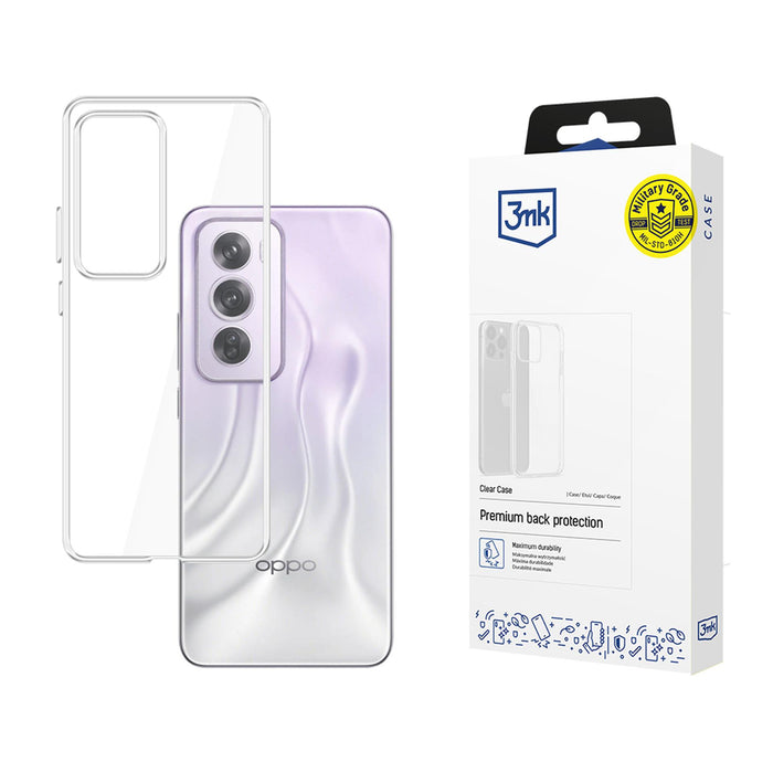 3mk Clear Case for Oppo Reno 12 - transparent