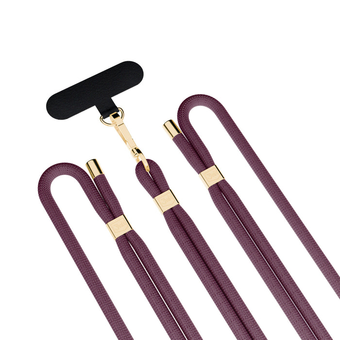 Smartphone lanyard 3mk EasyClip Elite - burgundy