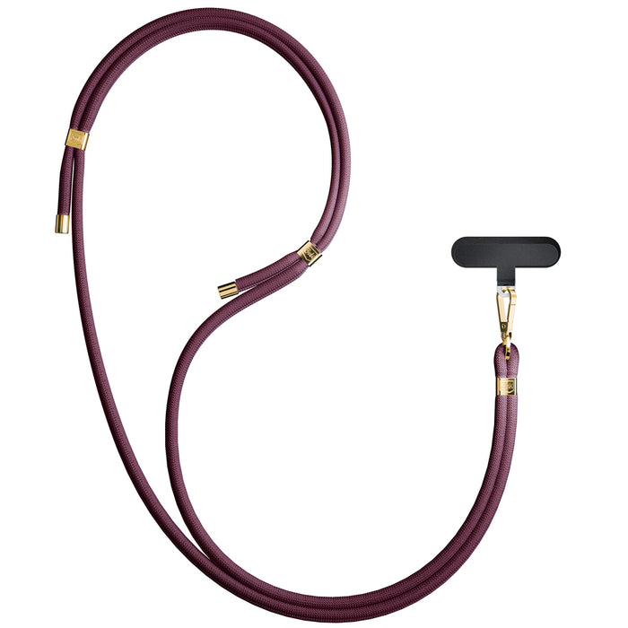 Smartphone lanyard 3mk EasyClip Elite - burgundy