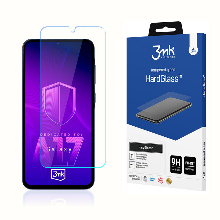 Tempered glass 3mk HardGlass™ for Samsung Galaxy A16