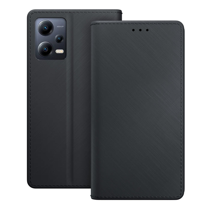 3mk Wallet Case for Xiaomi Redmi Note 12 5G - black