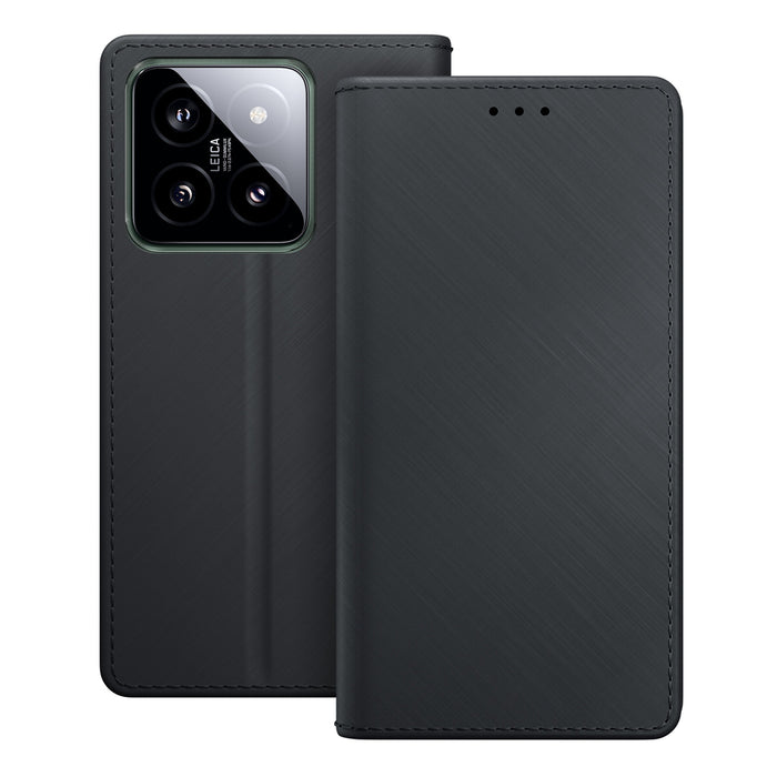 3mk Wallet Case for Xiaomi 14 Pro - Black