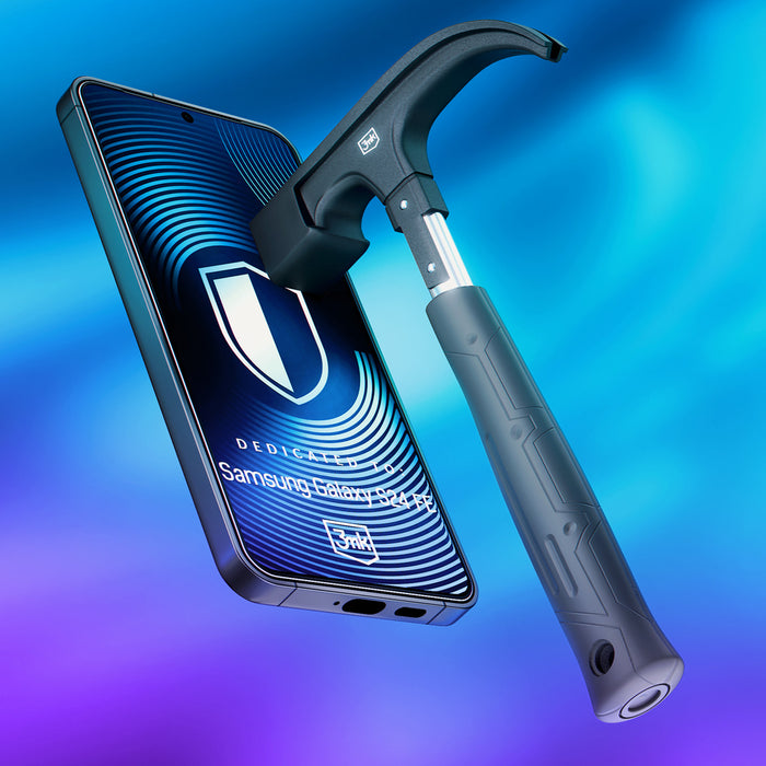 Tempered glass 3mk HardGlass Max Lite Black for Samsung Galaxy S24 FE