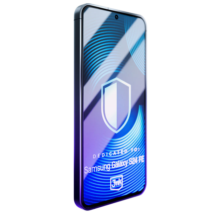 Tempered glass 3mk HardGlass Max Lite Black for Samsung Galaxy S24 FE