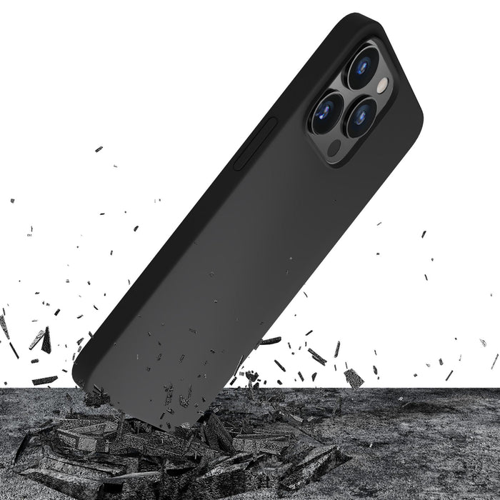 3mk Silicone Case for iPhone 16 Pro Max - Black