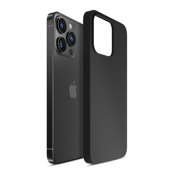 3mk Silicone Case for iPhone 16 Pro Max - Black