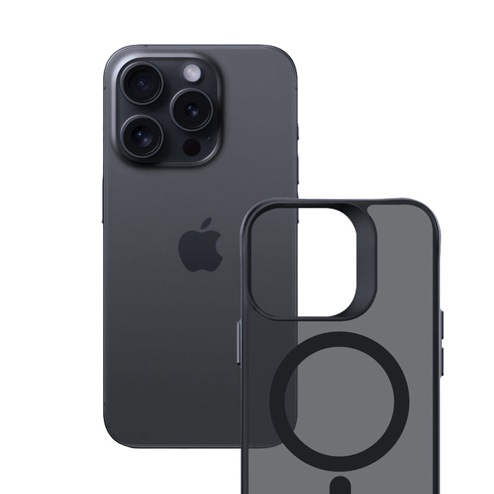 3mk Smoke MagCase with MagSafe for iPhone 15 Pro - Semi-transparent