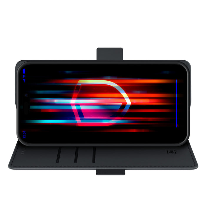 3mk Wallet Case for iPhone 15 Plus - Black