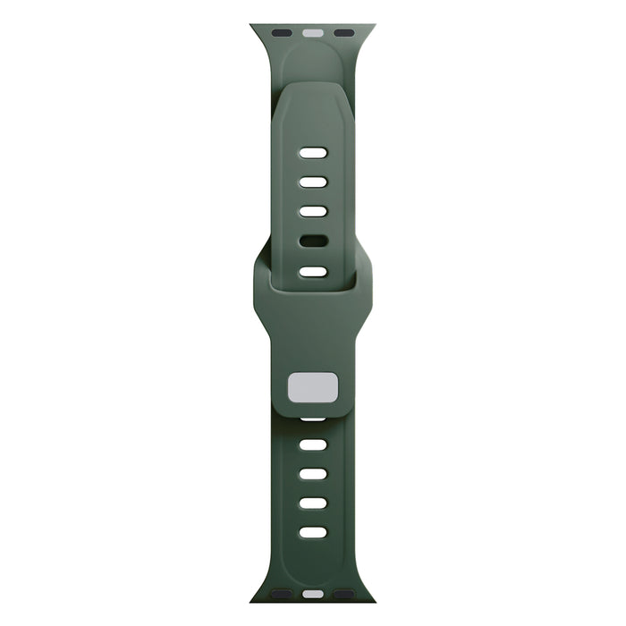 3mk Silicone Watch Strap for Apple Watch 42 / 44 / 45 / 49 mm - green