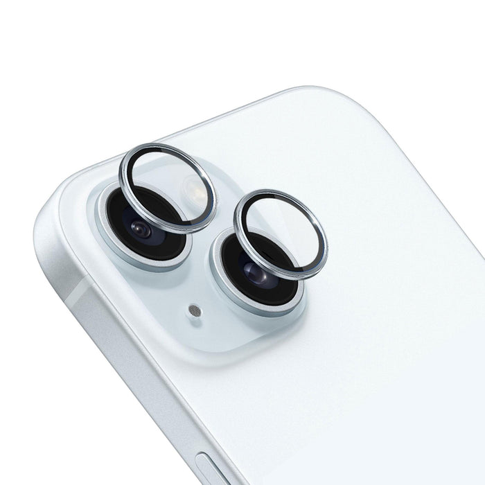 3mk Lens Protection Pro Camera Cover with Blue Frame for iPhone 15