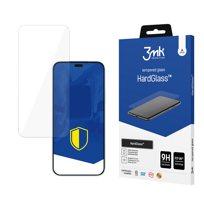 Tempered glass 3mk HardGlass for Honor 200 Lite