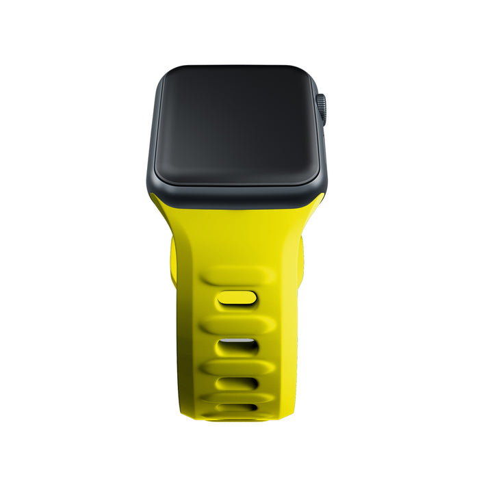 3mk Silicone Watch Strap for Apple Watch 38 / 40 / 41 mm - yellow