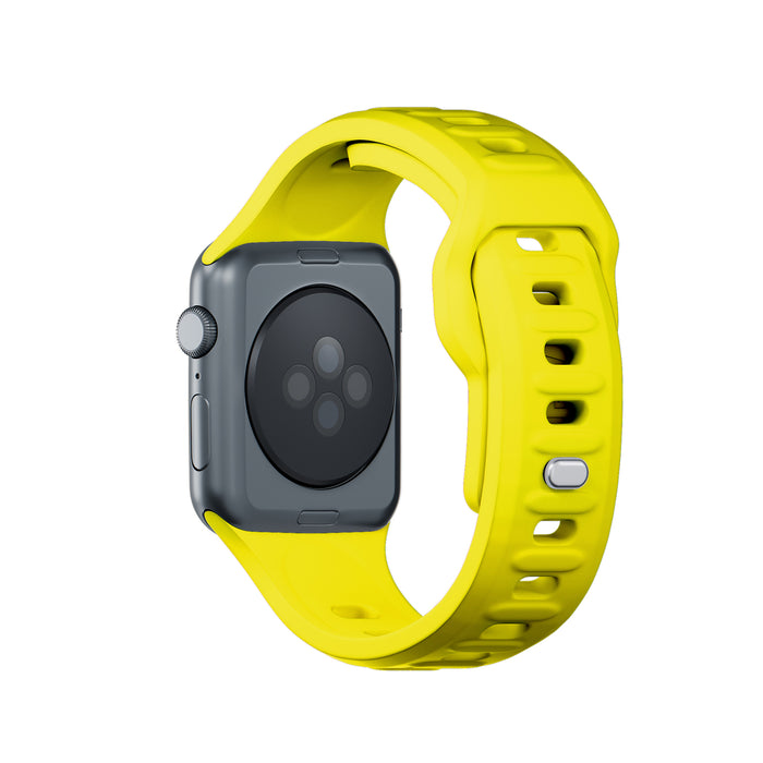3mk Silicone Watch Strap for Apple Watch 38 / 40 / 41 mm - yellow