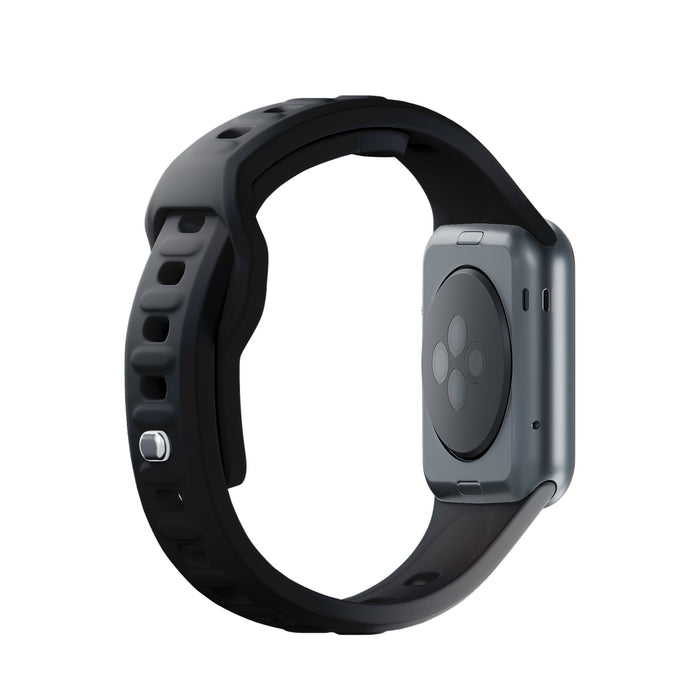 3mk Silicone Watch Strap for Apple Watch 38 / 40 / 41 mm - black