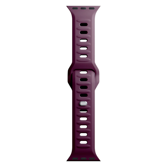3mk Silicone Watch Strap for Apple Watch 42 / 44 / 45 / 49 mm - Burgundy