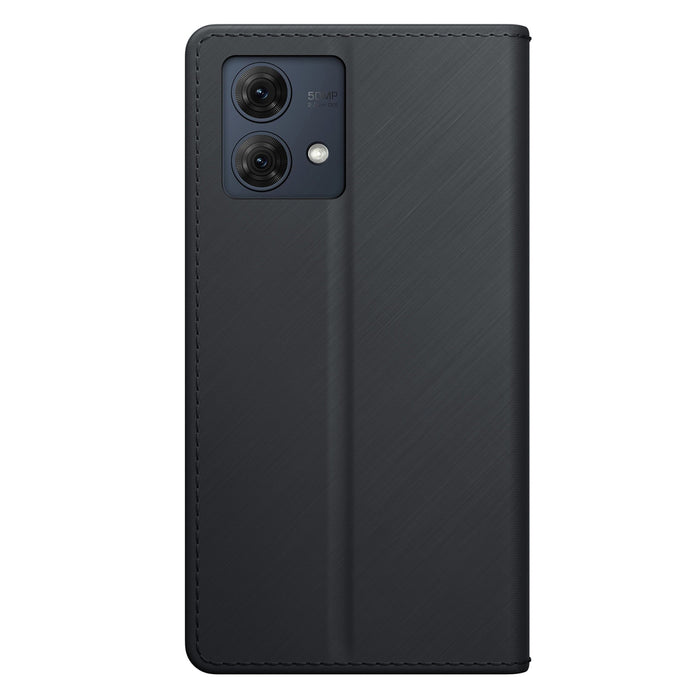 3mk Wallet Case for Motorola Moto G84 5G - Black