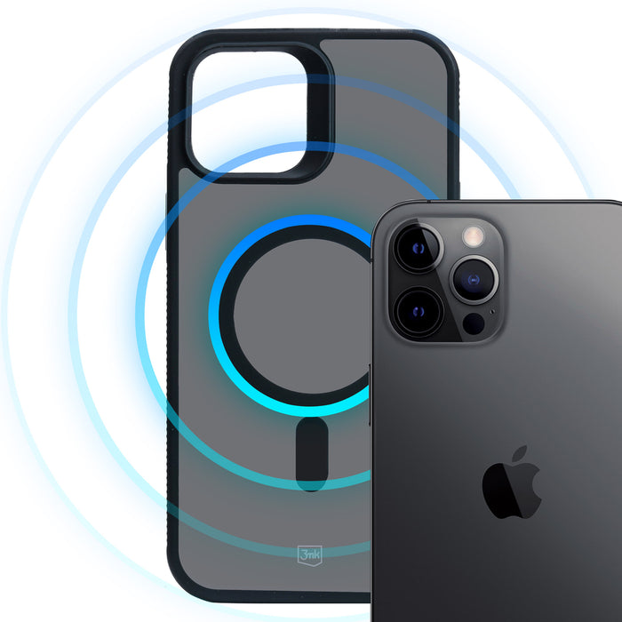 3mk Smoke MagCase for Apple iPhone 12 Pro Max - Black