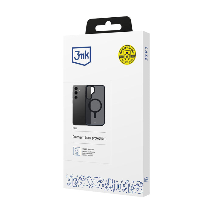 3mk Smoke MagCase with MagSafe for Samsung Galaxy S24 - semi-transparent