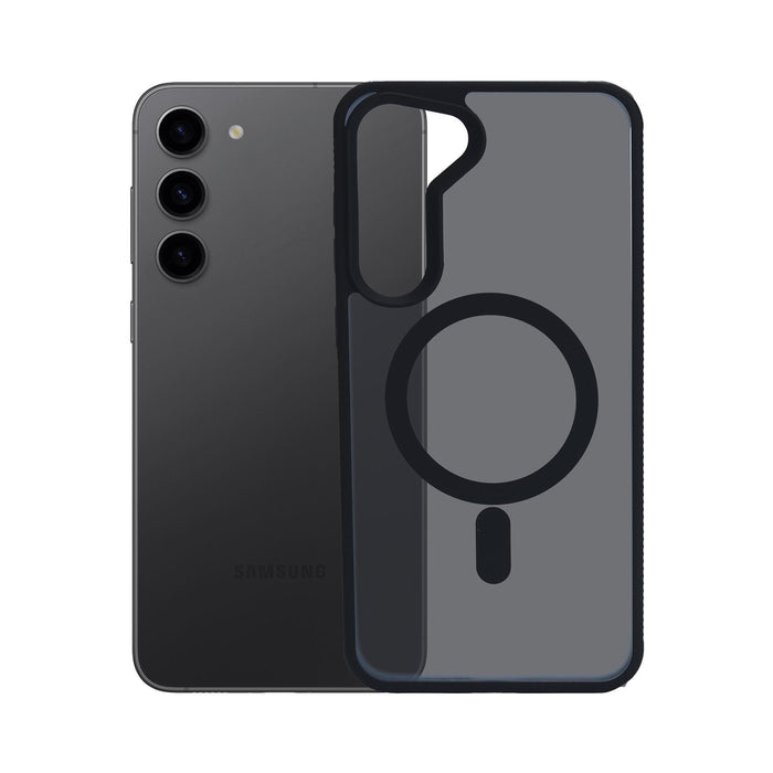 3mk Smoke MagCase with MagSafe for Samsung Galaxy S24 - semi-transparent