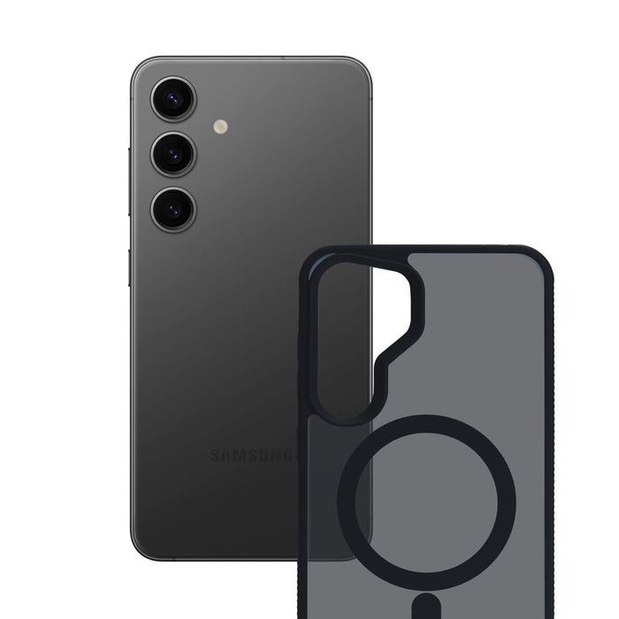 3mk Smoke MagCase with MagSafe for Samsung Galaxy S24 - semi-transparent