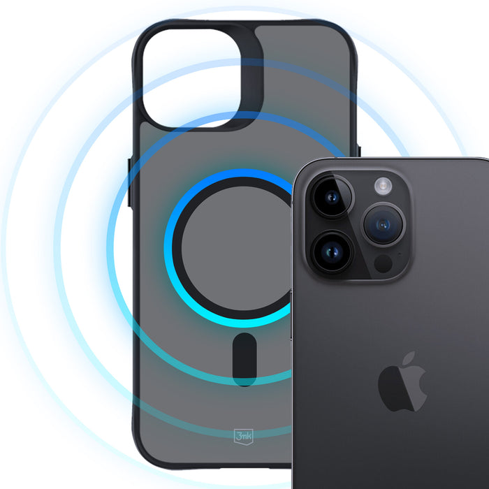 3mk Smoke MagCase with MagSafe for iPhone 14 Pro - Semi-transparent