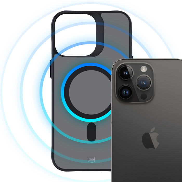 3mk Smoke MagCase with MagSafe for iPhone 14 Pro - Semi-transparent