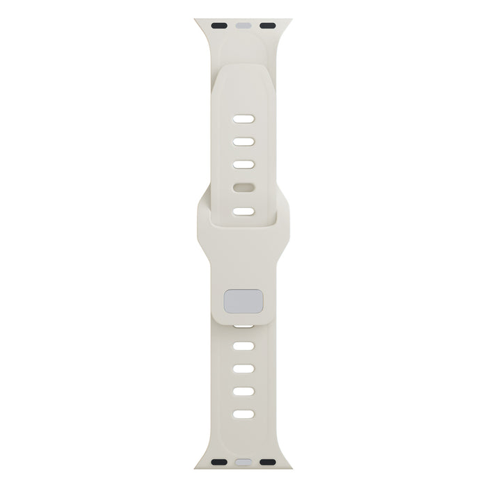 3mk Silicone Watch Strap for Apple Watch 42/44/45/49mm - beige