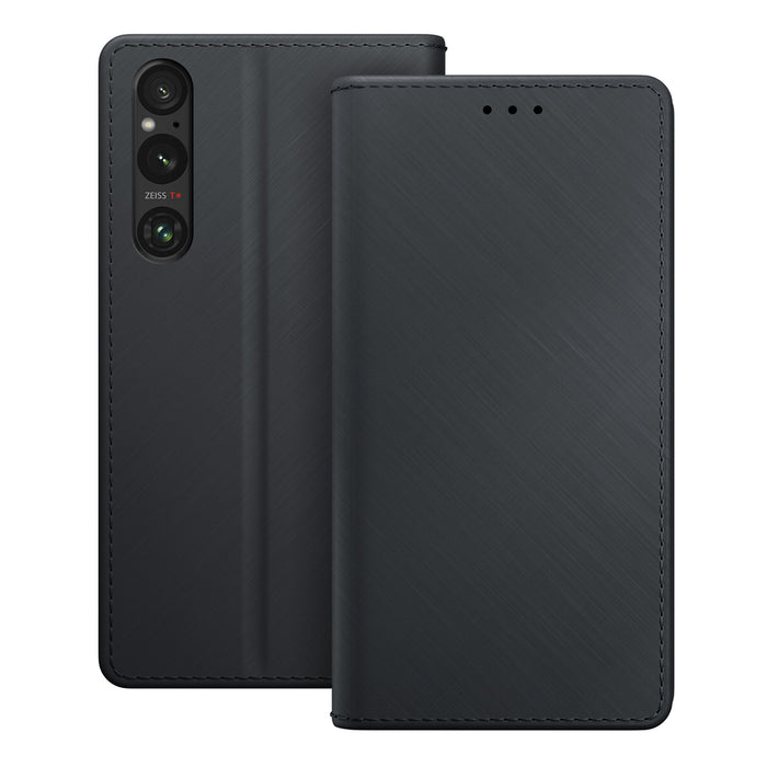 3mk Wallet Case for Sony Xperia 1 V - Black