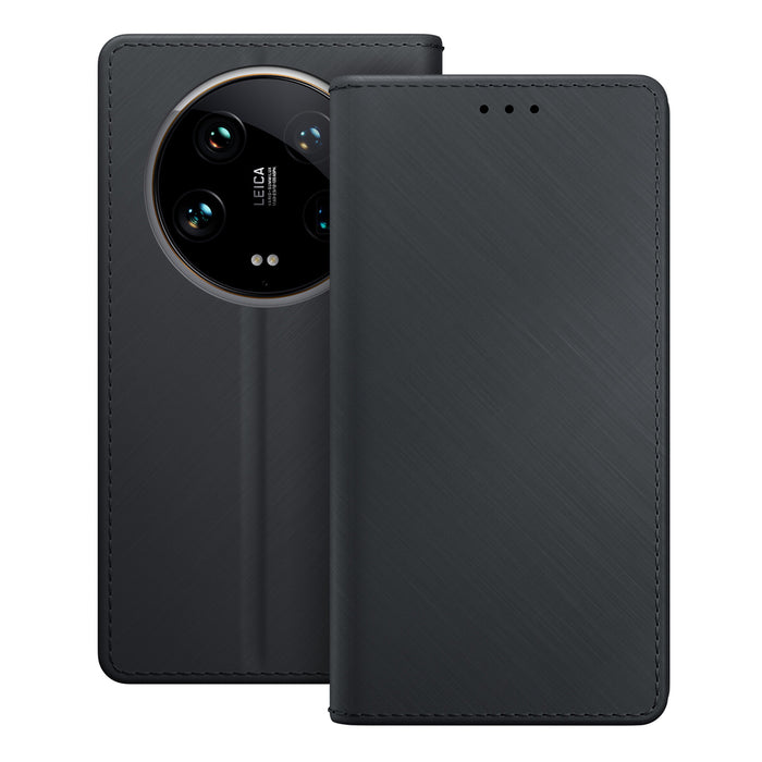 3mk Wallet Case for Xiaomi 14 Ultra - Black
