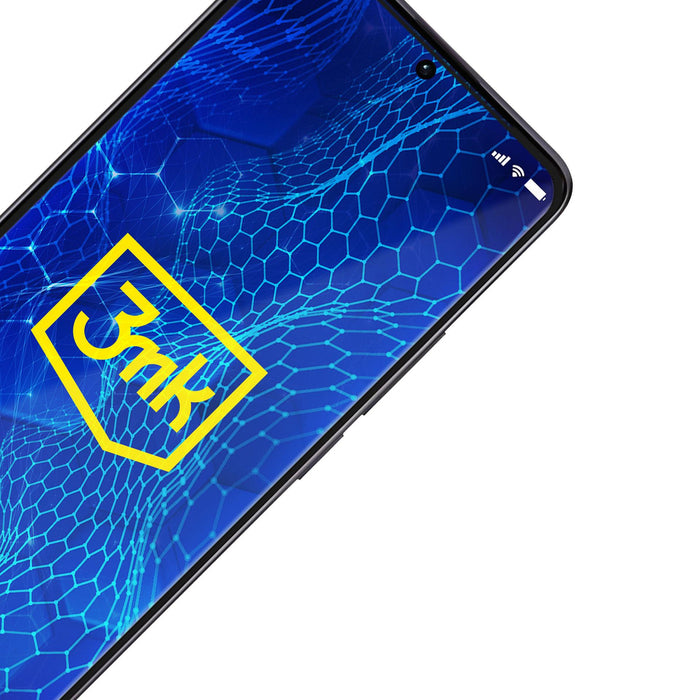 Tempered glass 3mk HardGlass Max Lite with black frame for Xiaomi Redmi Note 13 Pro+