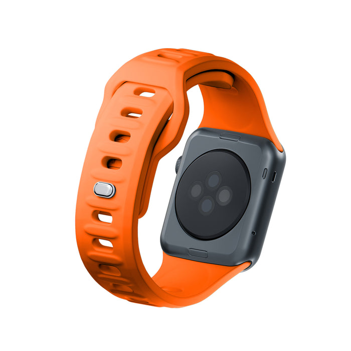 3mk Silicone Watch Strap for Apple Watch 42 / 44 / 45 / 49 mm - orange
