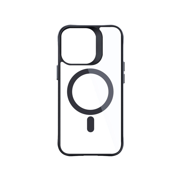 3mk Satin Armor MagCase with MagSafe for iPhone 15 Pro Max - Clear with Black Frame
