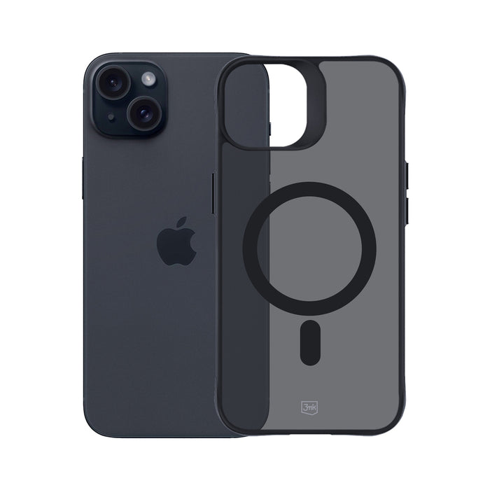 3mk Smoke MagCase with MagSafe for iPhone 15 Plus - semi-transparent