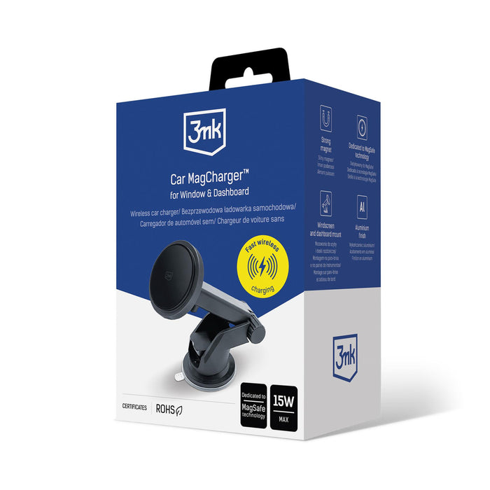 3mk Car MagCharger car holder for windshield and dashboard