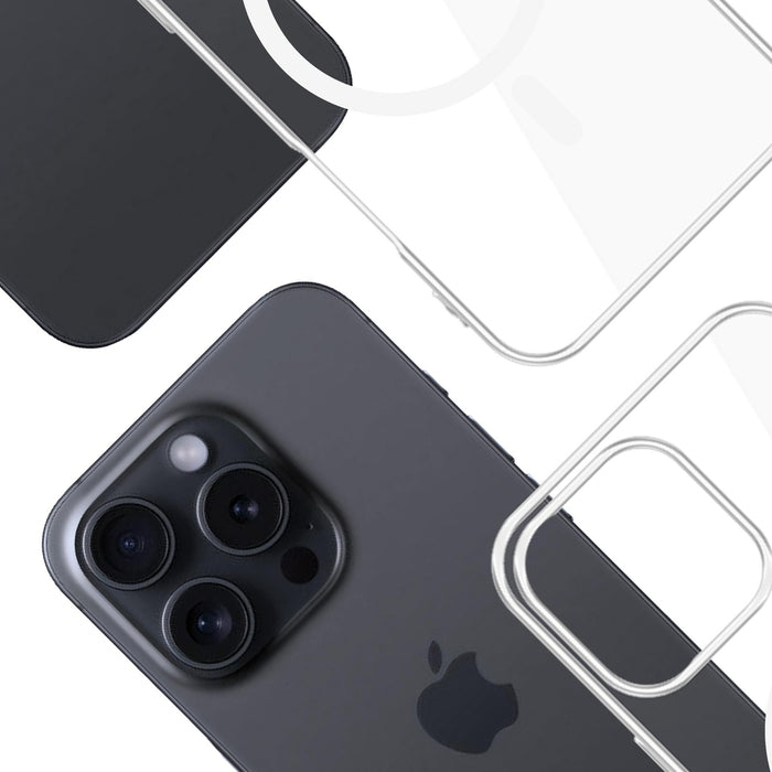 3mk Clear MagCase Case for Apple iPhone 16 Pro - Transparent