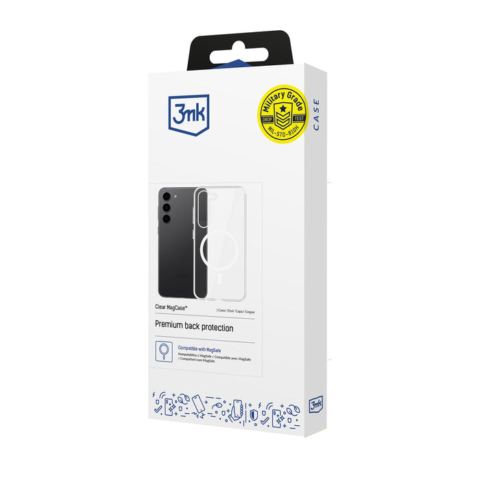 3mk Clear MagCase for Samsung Galaxy S23 5G - transparent