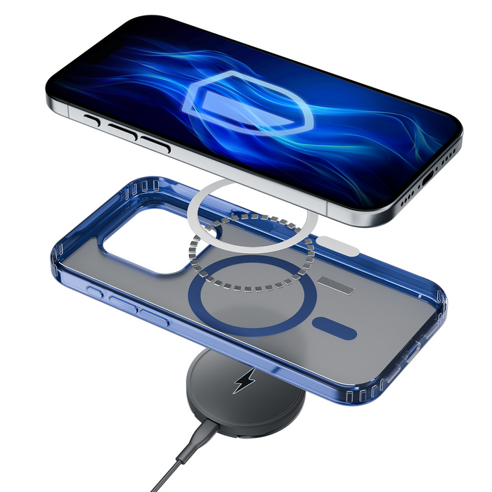 3mk Frosty MagCase Blue Case for Apple iPhone 14 Pro Max - Blue