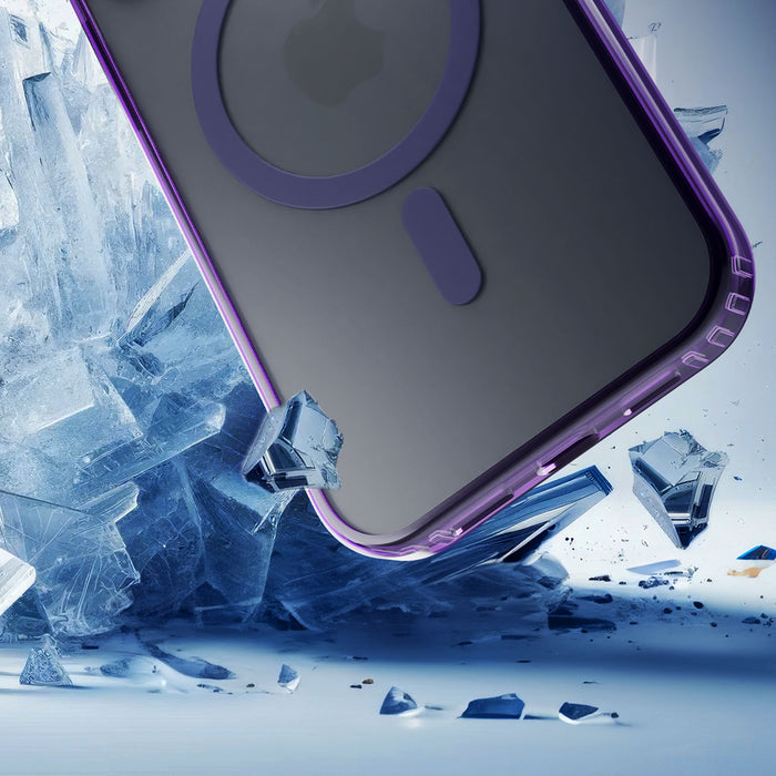 3mk Frosty MagCase Purple for Apple iPhone 16 - purple