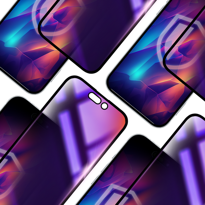 Privacy Tempered Glass 3mk Rainbow Privacy for Apple iPhone 15