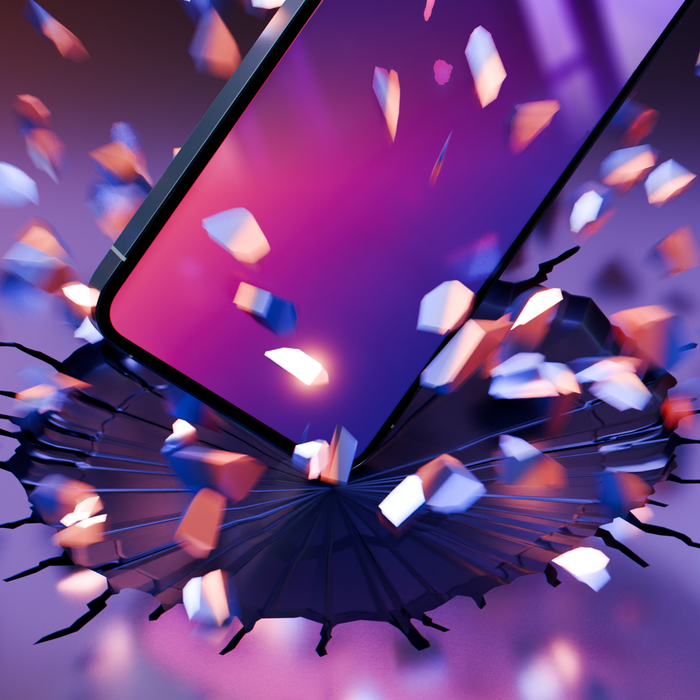 Privacy Tempered Glass 3mk Rainbow Privacy for Apple iPhone 15