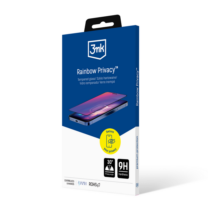 3mk Rainbow Privacy Tempered Glass for Apple iPhone 16 Pro Max