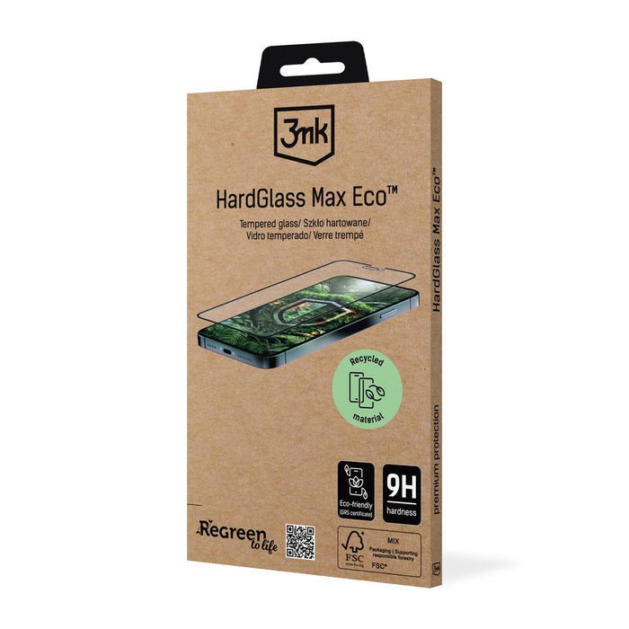 Tempered glass 3mk HardGlass Max Eco for Apple iPhone 13/13 Pro/14