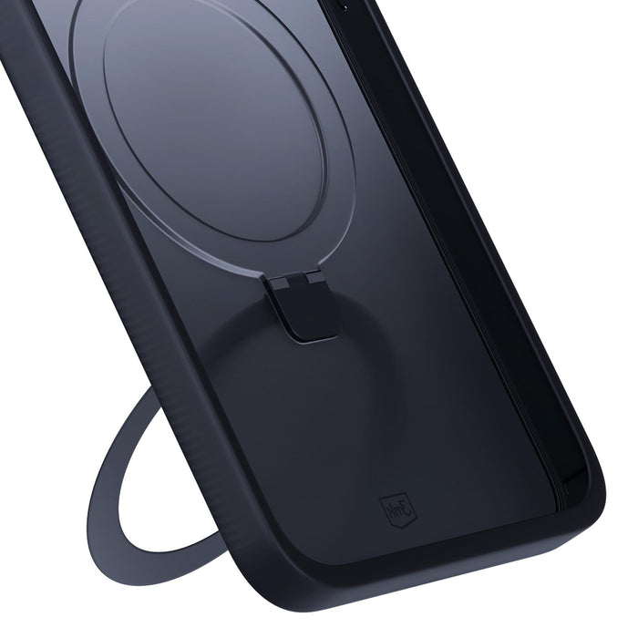3mk Smoke Case Mag&amp;Stand for Apple iPhone 12 pro max - black
