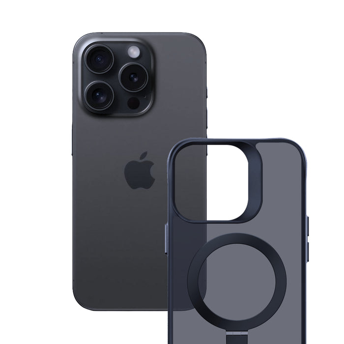 3mk Smoke Case Mag&amp;Stand for Apple iPhone 13 pro max - black