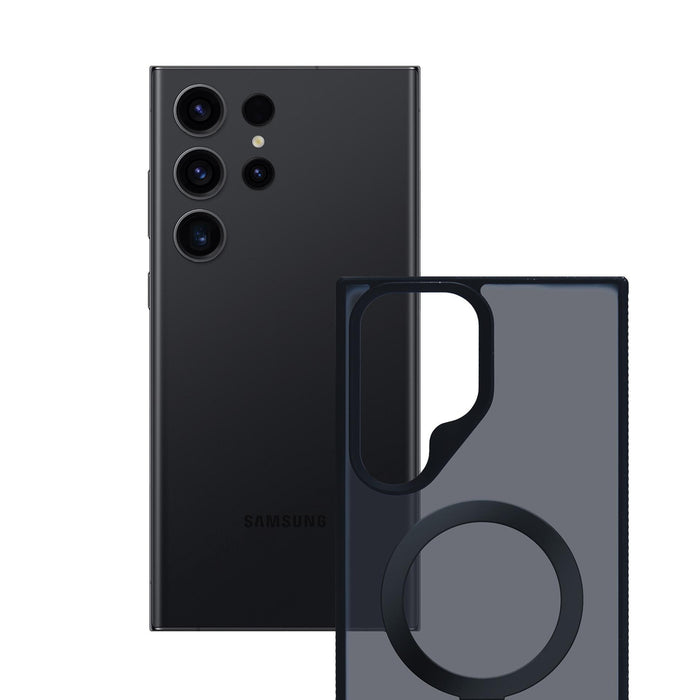 3mk Smoke Case Mag&amp;Stand for Samsung Galaxy S24 ultra - black