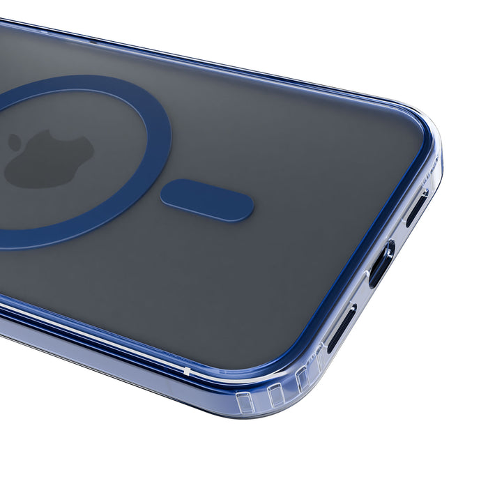 3mk Frosty MagCase Blue Case for Apple iPhone 12 Pro Max - Transparent